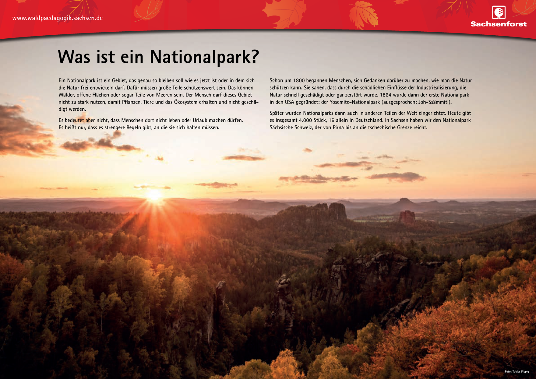 Foto mit Infos zum Nationalpark
